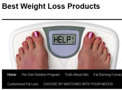 One place where you can very the top selling weight loss products can be reviewed and bought